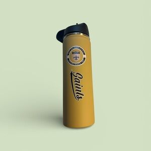 New Orleans Saints Mustard Water Bottle – Yellow – New, Never Used